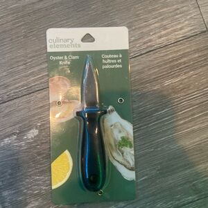 Culinary Elements Oyster & Clam Knife - Black Handle
